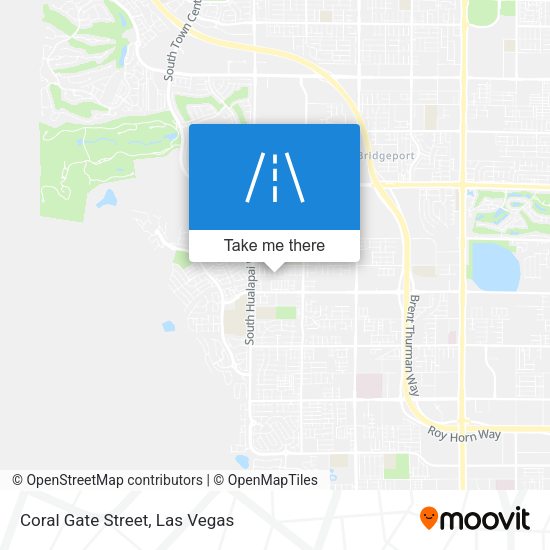 Mapa de Coral Gate Street