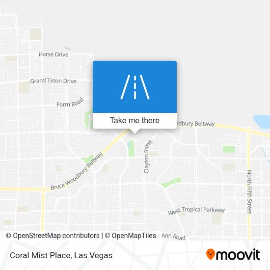 Coral Mist Place map