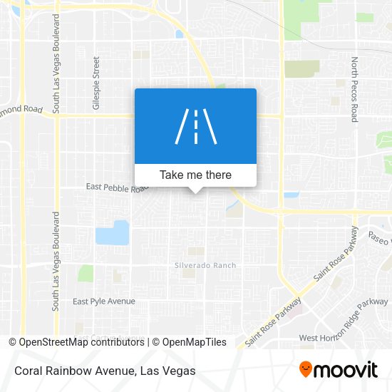Coral Rainbow Avenue map