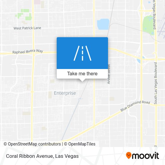 Mapa de Coral Ribbon Avenue