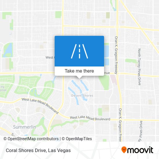 Mapa de Coral Shores Drive