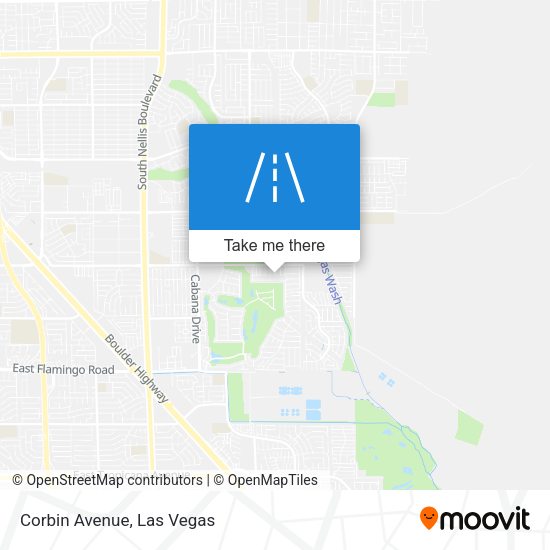 Mapa de Corbin Avenue