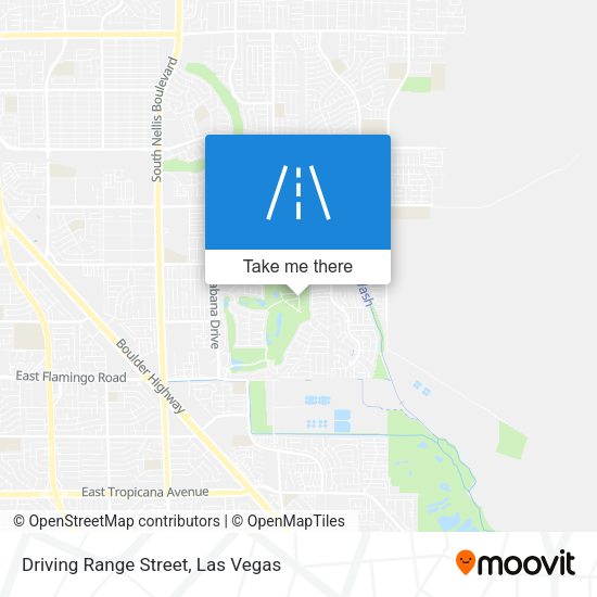 Mapa de Driving Range Street