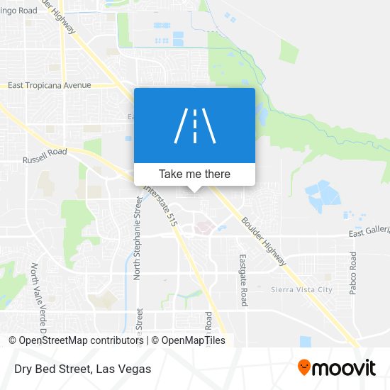 Mapa de Dry Bed Street