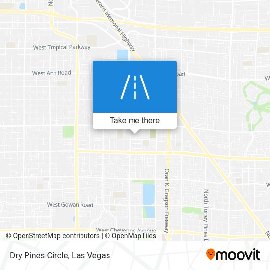 Dry Pines Circle map