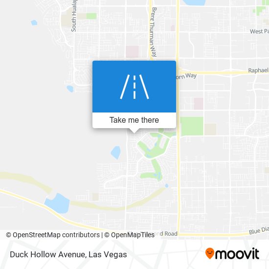 Mapa de Duck Hollow Avenue