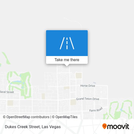 Mapa de Dukes Creek Street