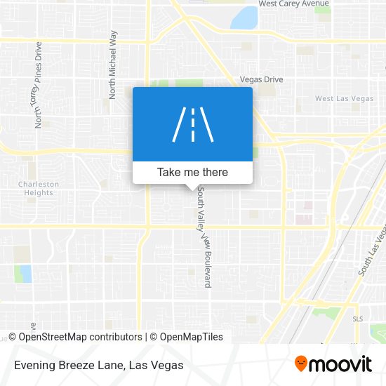 Evening Breeze Lane map