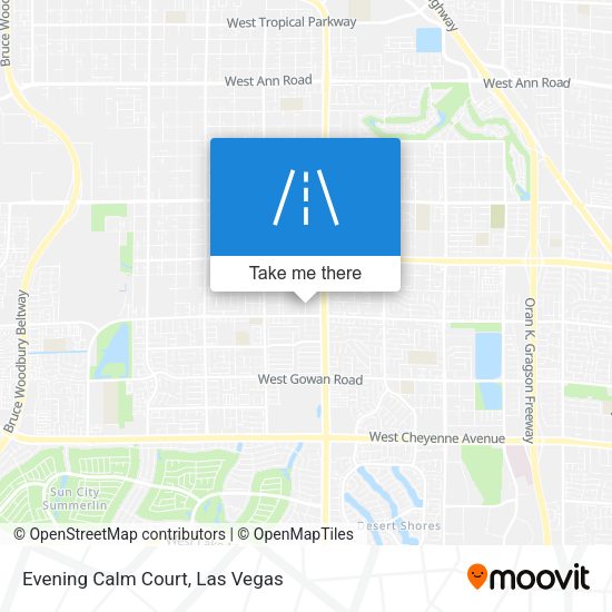 Evening Calm Court map