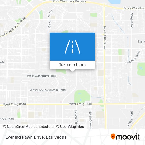 Mapa de Evening Fawn Drive