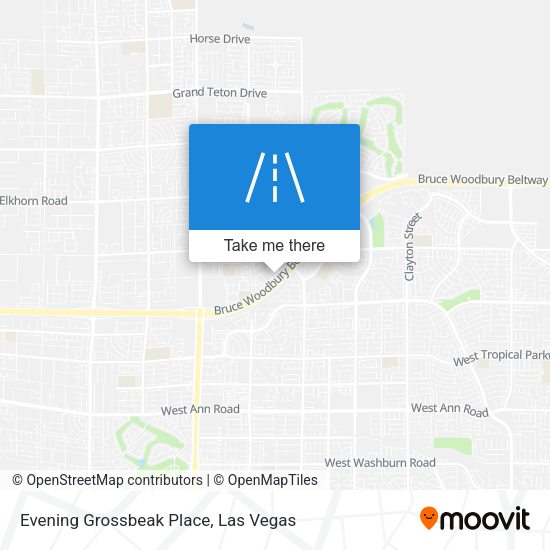 Evening Grossbeak Place map