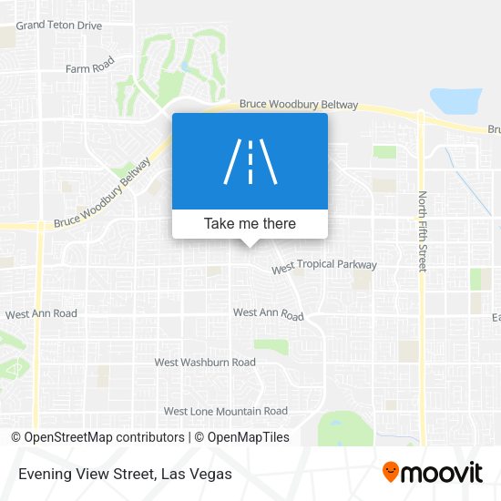 Evening View Street map