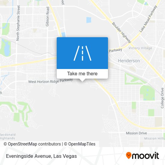 Eveningside Avenue map