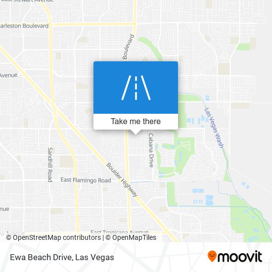 Ewa Beach Drive map