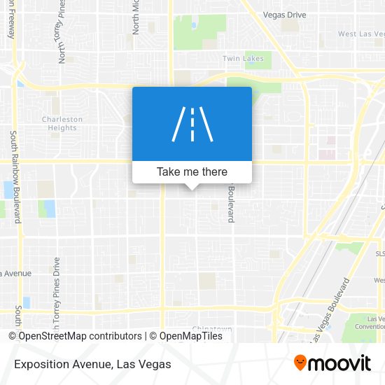 Exposition Avenue map