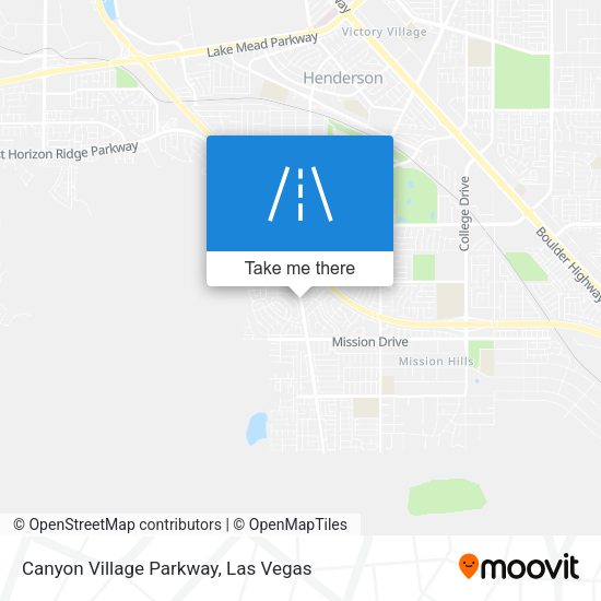 Canyon Village Parkway map