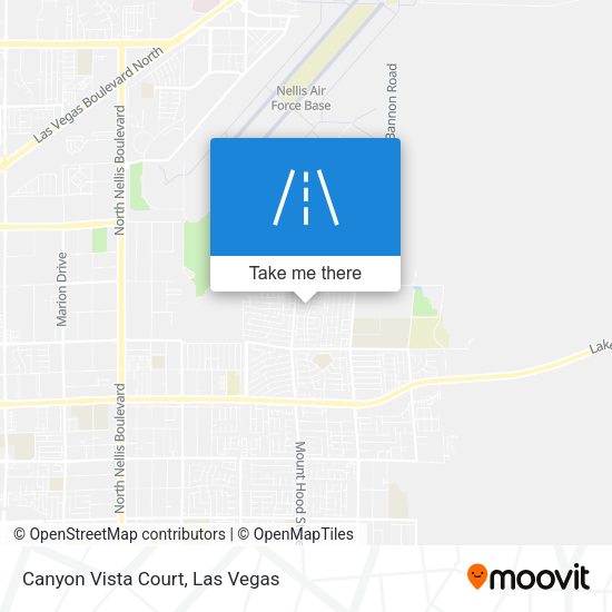 Mapa de Canyon Vista Court