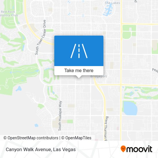 Mapa de Canyon Walk Avenue