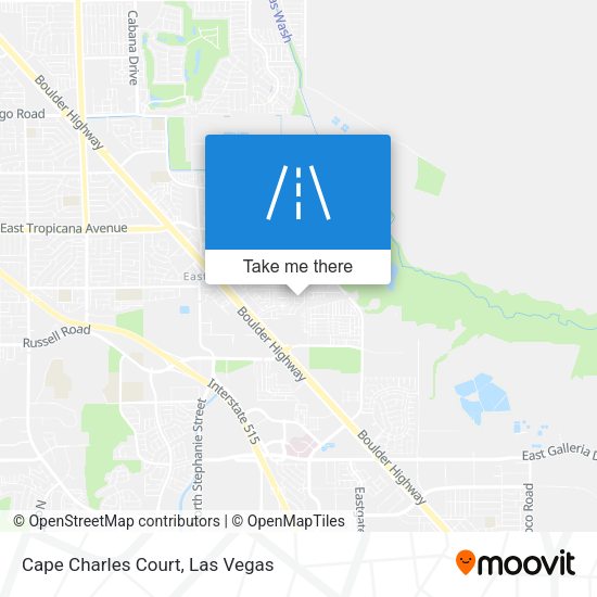Mapa de Cape Charles Court