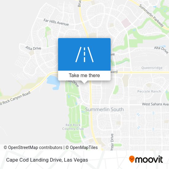 Cape Cod Landing Drive map