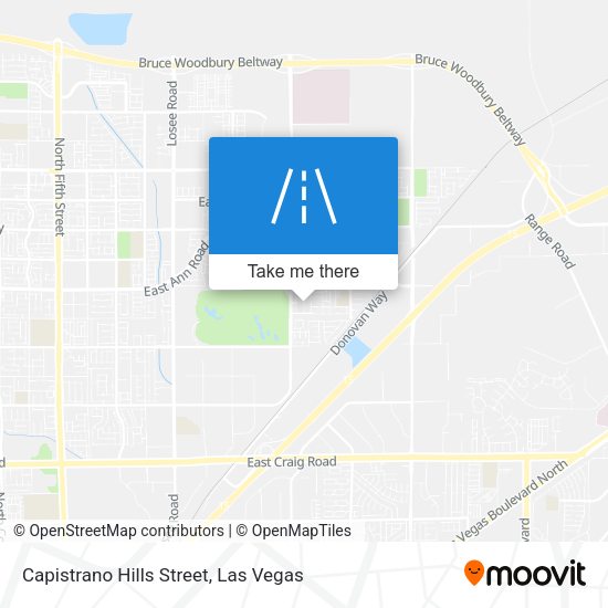 Mapa de Capistrano Hills Street