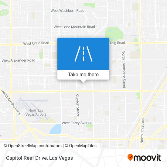 Capitol Reef Drive map