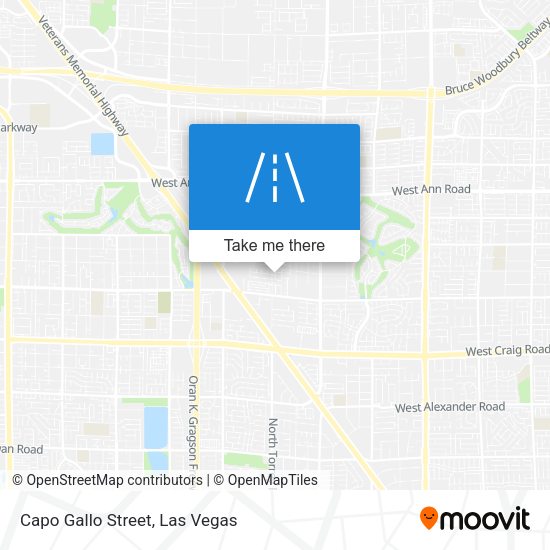 Capo Gallo Street map