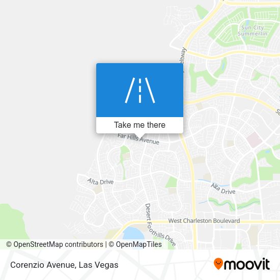 Mapa de Corenzio Avenue