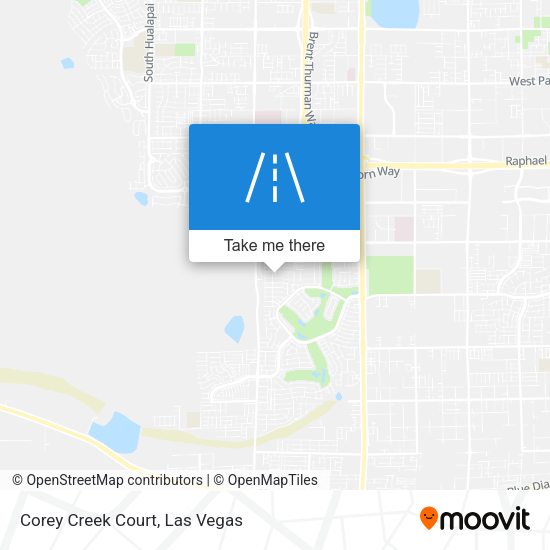 Mapa de Corey Creek Court