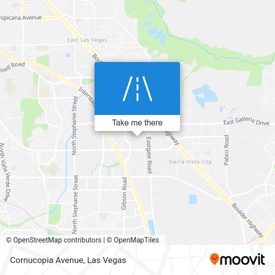 Cornucopia Avenue map