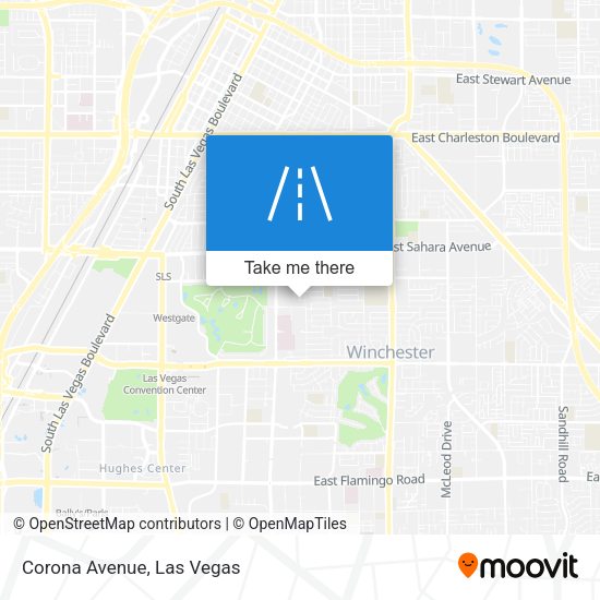 Mapa de Corona Avenue
