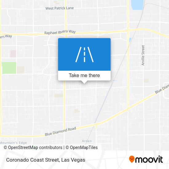 Coronado Coast Street map