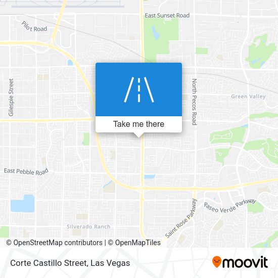 Corte Castillo Street map