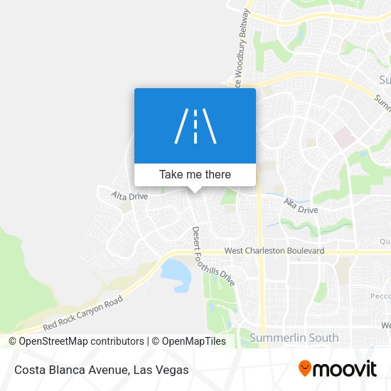 Mapa de Costa Blanca Avenue