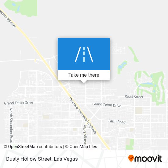 Dusty Hollow Street map