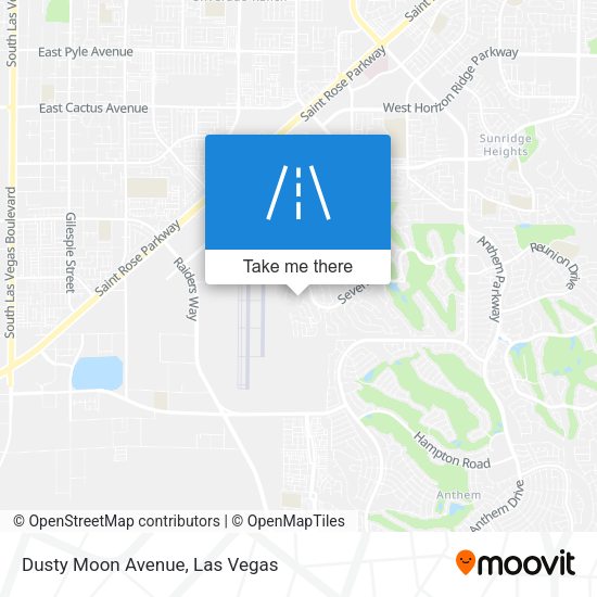 Dusty Moon Avenue map