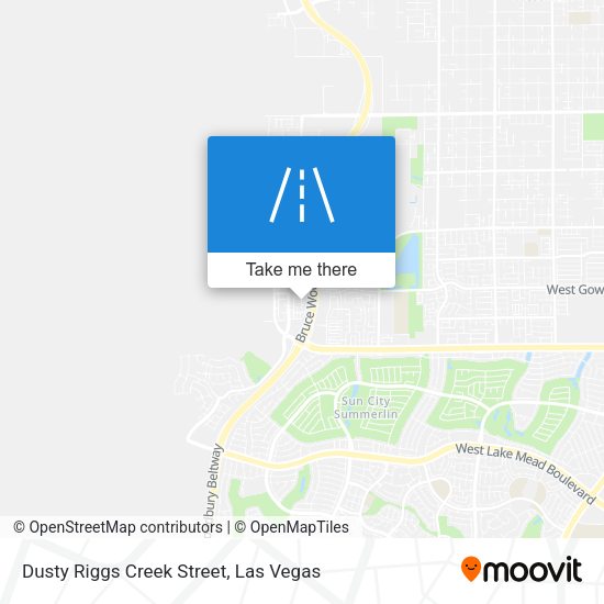 Dusty Riggs Creek Street map