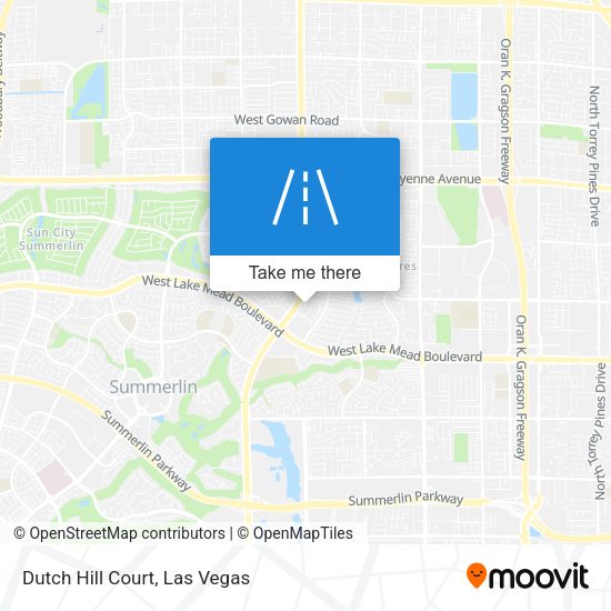 Dutch Hill Court map