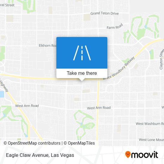 Eagle Claw Avenue map