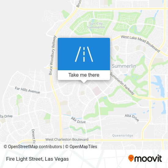 Fire Light Street map
