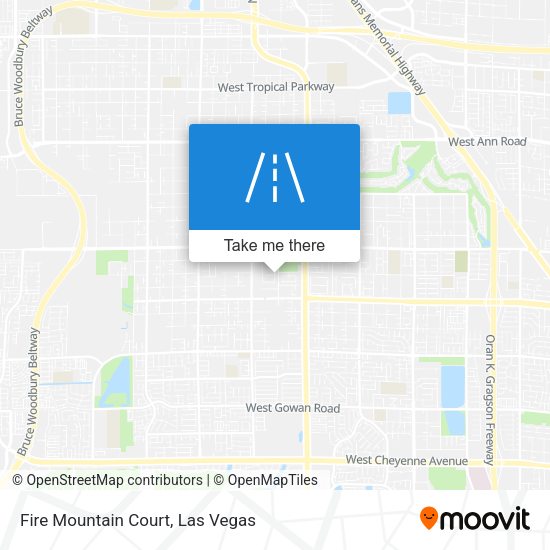 Mapa de Fire Mountain Court