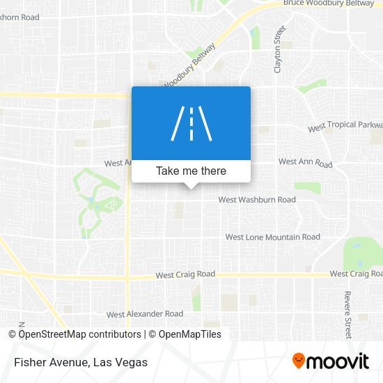 Mapa de Fisher Avenue