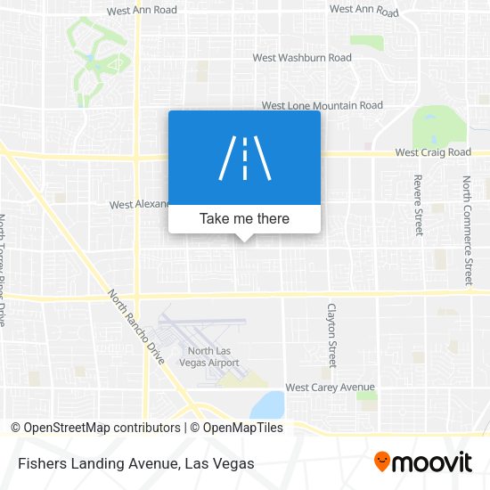 Fishers Landing Avenue map
