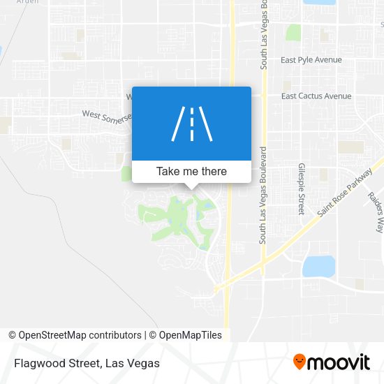 Mapa de Flagwood Street
