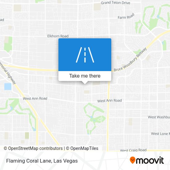 Mapa de Flaming Coral Lane