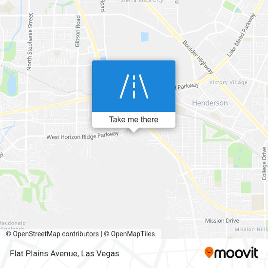 Flat Plains Avenue map