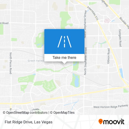 Mapa de Flat Ridge Drive