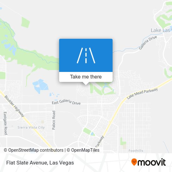 Mapa de Flat Slate Avenue