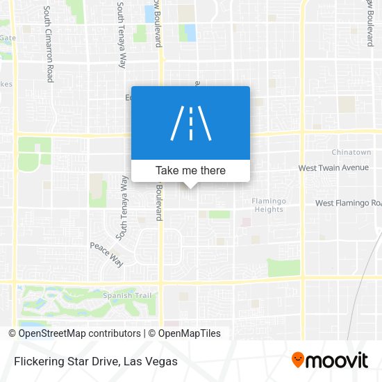 Flickering Star Drive map