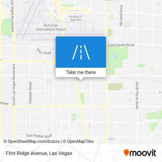 Mapa de Flint Ridge Avenue
